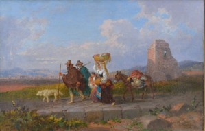 Travellers, Rome 1866